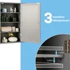 Zrcadlová koupelnová skříňka dřevěná nástěnná skříňka do Náhled obrázku produktu 5
