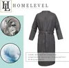 HOMELEVEL Pique Bademantel für Damen und Herren - Produktbild-Vorschau 2