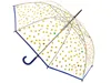 Happy Rain Long AC Regenschirm transparent mit Emojis Produktbild-Vorschau 1