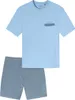 Schiesser Comfort Nightwear Schlafanzug Set aus Produktbild-Vorschau 2