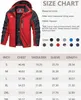 Warme Herren-Skijacke, gefütterte Winterjacke, wasserdichte Produktbild-Vorschau 2