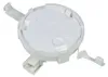 A white plastic float switch with a white filter element inside, shown from a slightly elevated angle. Náhľad obrázku produktu