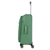 A side view of a green suitcase on a white background. Produktbild-Vorschau