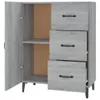 The Living Store Sideboard Grau Sonoma 69,5x34x90 cm Produktbild-Vorschau 9