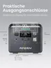 AFERIY Draagbaar Powerstation 800 W 512 Wh LiFePO4 met UPS Productafbeelding-voorbeeld 2