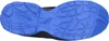 The sole of a black and blue shoe is shown against a white background. Náhled obrázku produktu