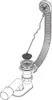 Badewannensiphon Alcadrain A501 chrom ø 52 mm Produktbild-Vorschau 6