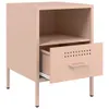 Nachttische 2 Stk. Rosa 36x39x50,5 cm Stahl Produktbild-Vorschau 9