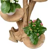 Teak Blumenständer Blumenpodest Pflanzentreppe Ständer Produktbild-Vorschau 4