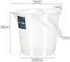 KOTARBAU® Grand seau transparent avec bec verseur pour Voir les images du produit 2