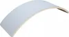 A curved wooden balance board with a light blue surface, shown against a white background. Produktbild-Vorschau