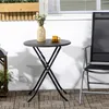 Zahradní stůl Outsunny, kulatý skládací stůl, Ø 60 cm, Náhled obrázku produktu 7