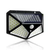 A black solar-powered outdoor light with multiple LED panels and a motion sensor, shown against a white background. Produktbild-Vorschau