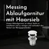 Bürstenking Ablaufgarnitur Waschbecken – Ablaufventil mit Produktbild-Vorschau 2