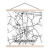 MuchoWow® Textilposter Braunschweig - Stadtplan - Karte Produktbild-Vorschau 1