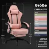 LUCKRACER Herní židle s podnožkou Ergonomická kancelářská Náhled obrázku produktu 6