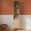 Armadio portaoggetti per il bagno, Marrone naturale Anteprima dell’immagine prodotto 6