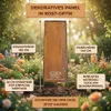 Edelrost Sichtschutz Garten Deko 160x50 cm Mit Produktbild-Vorschau 2