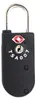 pacsafe fermeture de valise Prosafe Key-Card Padlock Black Voir les images du produit 2