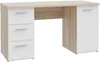 Furniture24 Bureau Net106 Mt311-120 met 3 lades en kast, Productafbeelding-voorbeeld 1