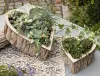 2x planteur "cœur" en bois, pot rustique en forme de cœur, Voir les images du produit 1