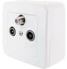Schwaiger RDS908531 Schwaiger Multimedia Durchgangsdose 8 Anteprima dell’immagine prodotto 4