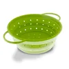 Coolinato faltbares Silikon-Sieb 24 cm grün Produktbild-Vorschau 1