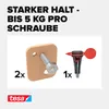 tesa lepiaca skrutka pre max. 5,0 kg 2,4 x 3,0 cm, 2 ks. Náhľad obrázku produktu 7