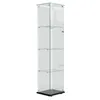 INONEFT Glasvitrine Standvitrine mit LED und Schloss – Produktbild-Vorschau 15