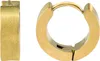 Akzent Edelstahl Klapp-Creolen, IP Gold, goldfarbig Produktbild-Vorschau 1
