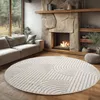 Ayyildiz | Tapis Moderne Helix - 120 cm x 120 cm - Cr?me - Voir les images du produit 1