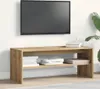A TV stand with a TV mounted above it in a room setting. Podgląd zdjęcia produktu