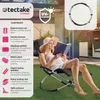 tectake® Paulina lehátko s textilenem 150 x 73 x 93 cm Náhled obrázku produktu 3