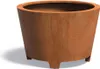 Adezz Conic mit Füßen Pflanzgefäß aus Corten-Stahl Produktbild-Vorschau 2