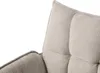 A close-up view of the tufted upholstery of a chair armrest. Produktbild-Vorschau