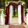 Šifonová záclona Svatební luk závěs Fabric, šetrný k Náhled obrázku produktu 2