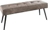 riess-ambiente Design Sitzbank BOUTIQUE 100cm taupe Produktbild-Vorschau 11
