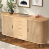 Merax Sideboard mit 3 Schubladen und Schiebetüren, Kommode Produktbild-Vorschau 8