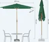 Sekey Sonnenschirm Rechteckig 210 x 140 cm – Balkonschirm, Produktbild-Vorschau 8