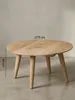 Runder Couchtisch Massivholz Akazie - Stabile Holzbeine, Produktbild-Vorschau 9