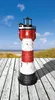J.W., Deko-Leuchtturm, H 50 cm, \u00d8 17 cm, Solar LED, Produktbild-Vorschau 1