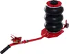 A red and black pneumatic jack is shown against a white background. Produktbild-Vorschau