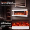 COSTWAY Chimenea eléctrica de 32 pulgadas, con calefacción Vista previa de la imagen del producto 4