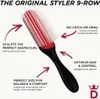 DENMAN D4 Original 9 Row Styler, Universalbürste mit Produktbild-Vorschau 4
