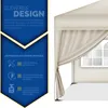 tillvex® 2X boční stěna béžová pro altán 3x3m a 3x6m | Náhled obrázku produktu 2
