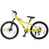VANKEL 24 Zoll Mountainbike Kinder & Jugendliche – Gelb, Produktbild-Vorschau 3