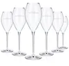 6x Taittinger Champagner Glas Flöte Sektglas Champusglas Produktbild-Vorschau 1