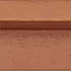 A close-up view of a terracotta-colored object, likely a frame or a piece of material, showing its texture and a horizontal line indicating a separation or edge. Produktbild-Vorschau