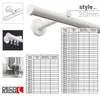 Tringle à rideaux à roulement intérieur sur mesure, 20 mm, Voir les images du produit 3