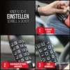HEYNER® Radkralle mit Zahlenschloss bis 280 mm Reifenbreite Produktbild-Vorschau 6